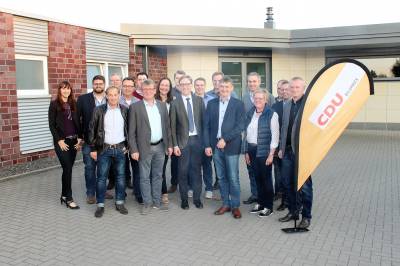 Der neue Vorstand mit Willi Korth und Marc Henrichmann 